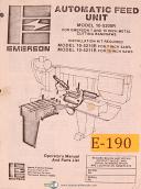 Emerson Electric-Emerson 10\", Metal Cutting Band Saw Operations Maintenance Wiring Manual-10\"-10-2000R-10-2001R-02